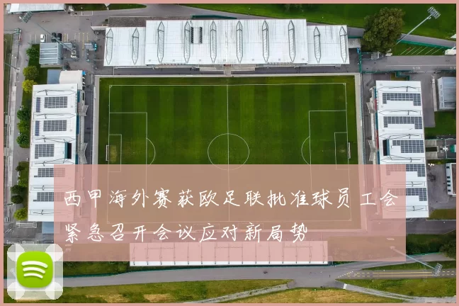 西甲海外赛获欧足联批准球员工会紧急召开会议应对新局势
